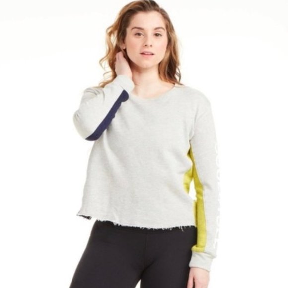 Soulcycle cropped distressed crewneck pullover - Picture 3 of 3